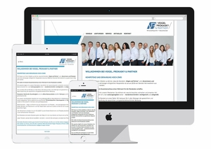 Website für Kanzlei Veigel, Prokasky & Partner, Kornwestheim veröffentlicht