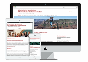 Website für Technischer Sprachdienst für interkulturelle Kommunikation